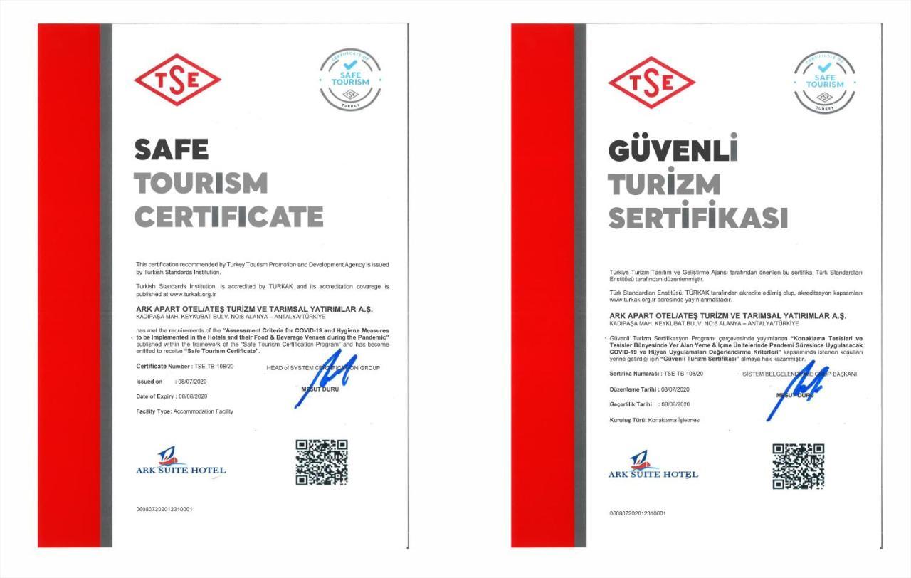 Ark Apart And Suite Hotel Alanya Exterior photo